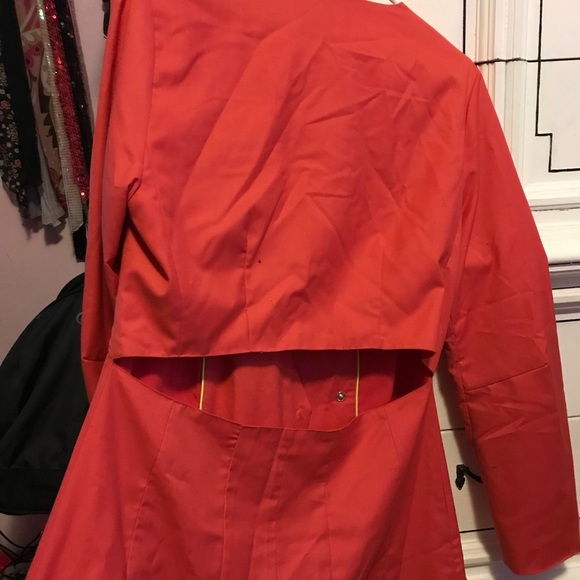 NWT Francescas Collections Orange Coat - Picture 4 of 4